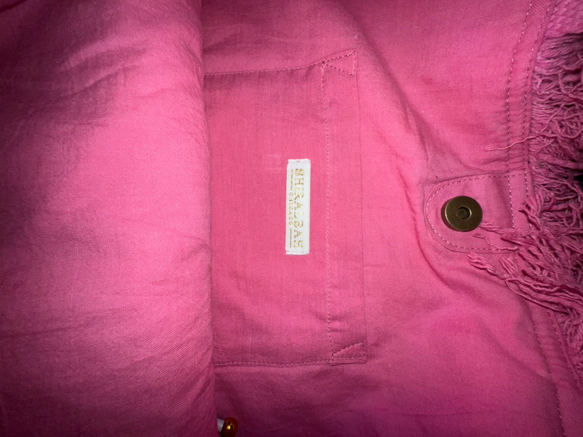 Shraleah Pink Fringed Tote Bag - photo 2