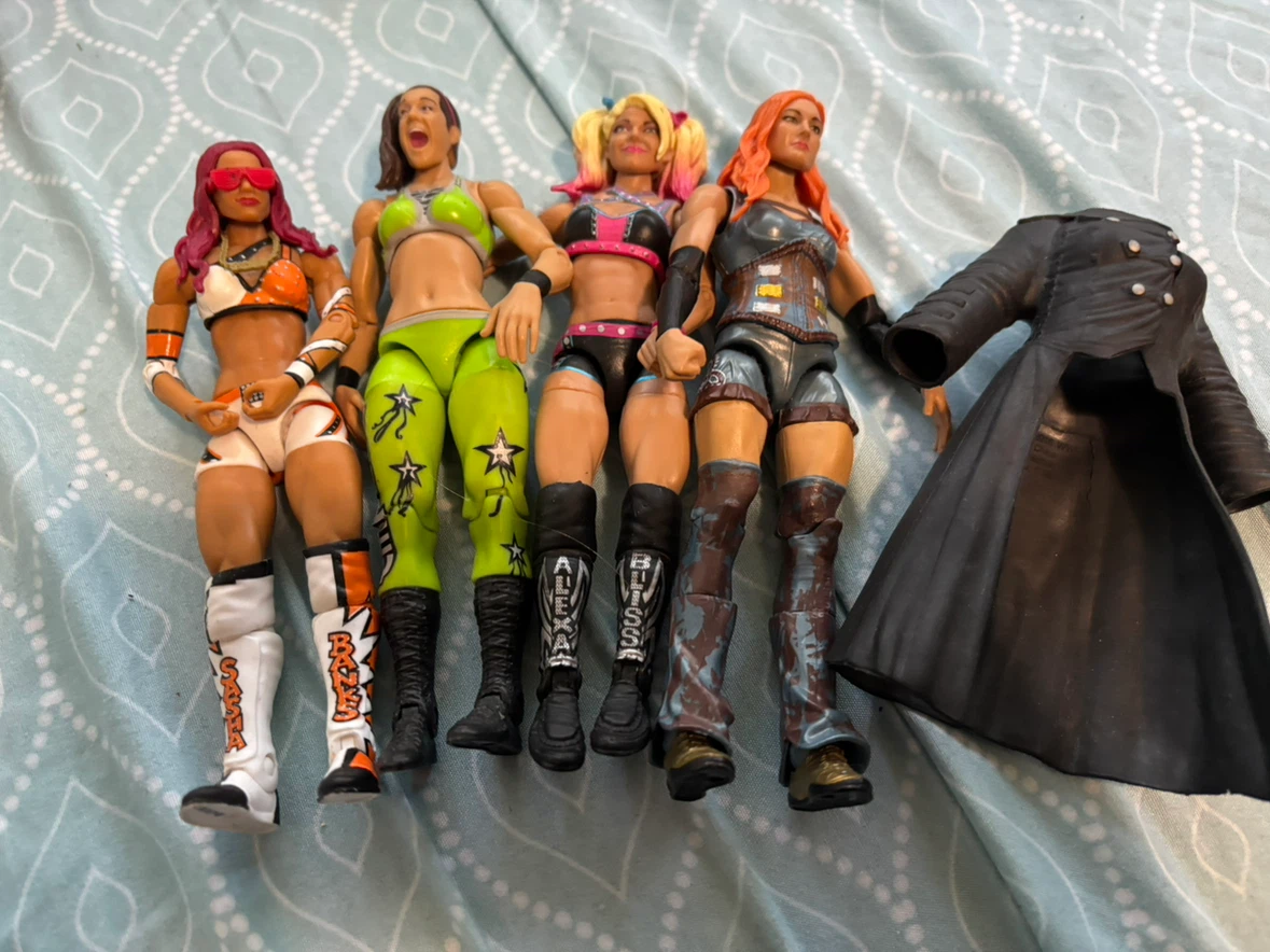 WWE Women's Wrestling Action Figures Set