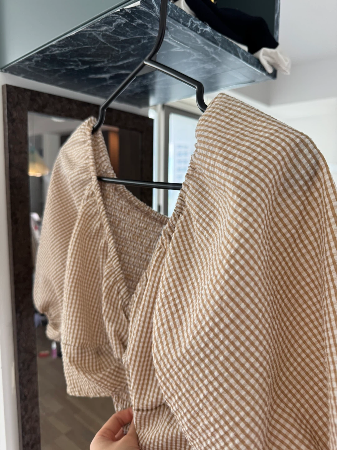 Bamboo Blonde Gingham Top - photo 2