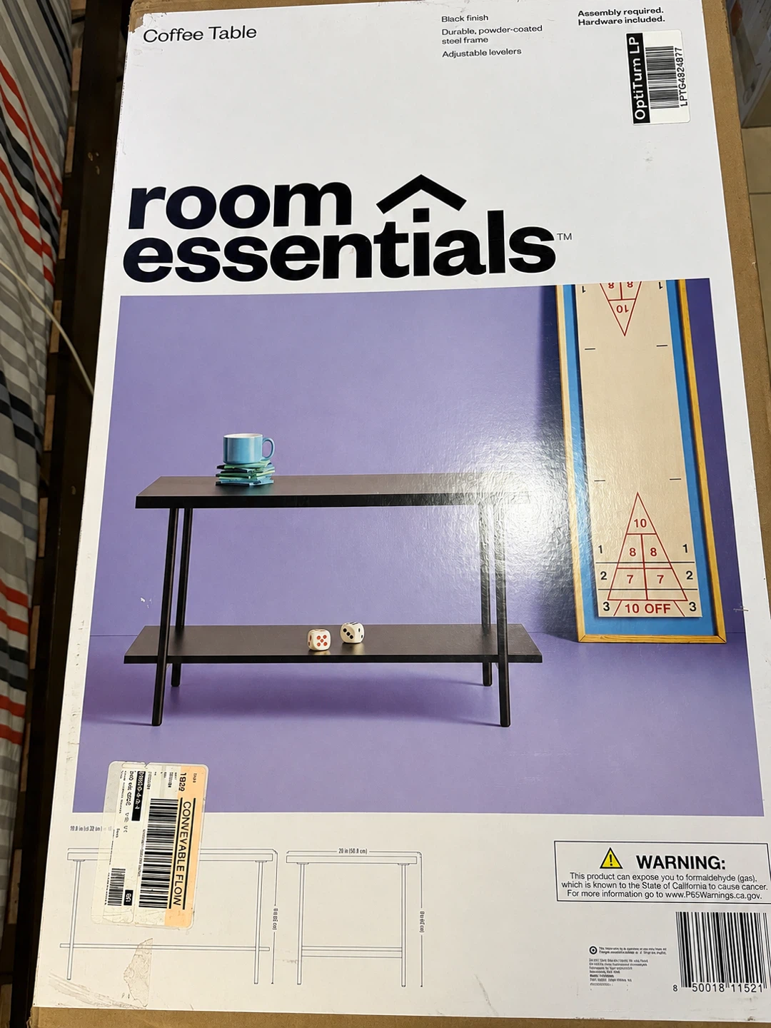 Room Essentials Black Coffee Table - photo 4