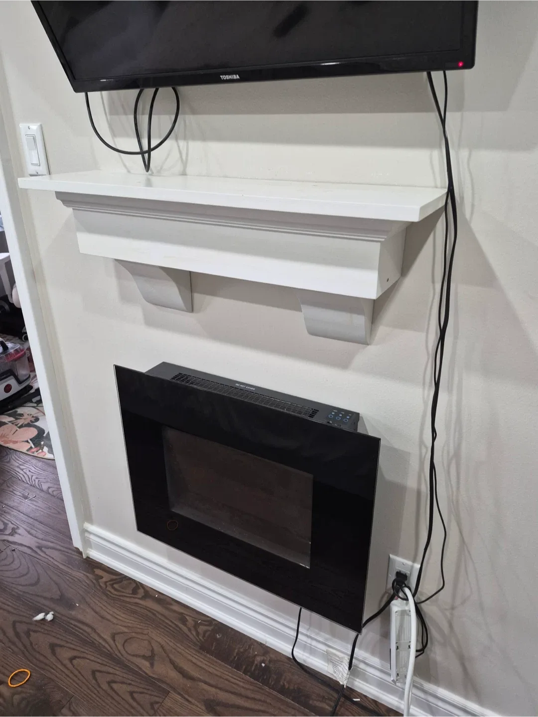 Wall-Mounted Electric Fireplace - photo 2