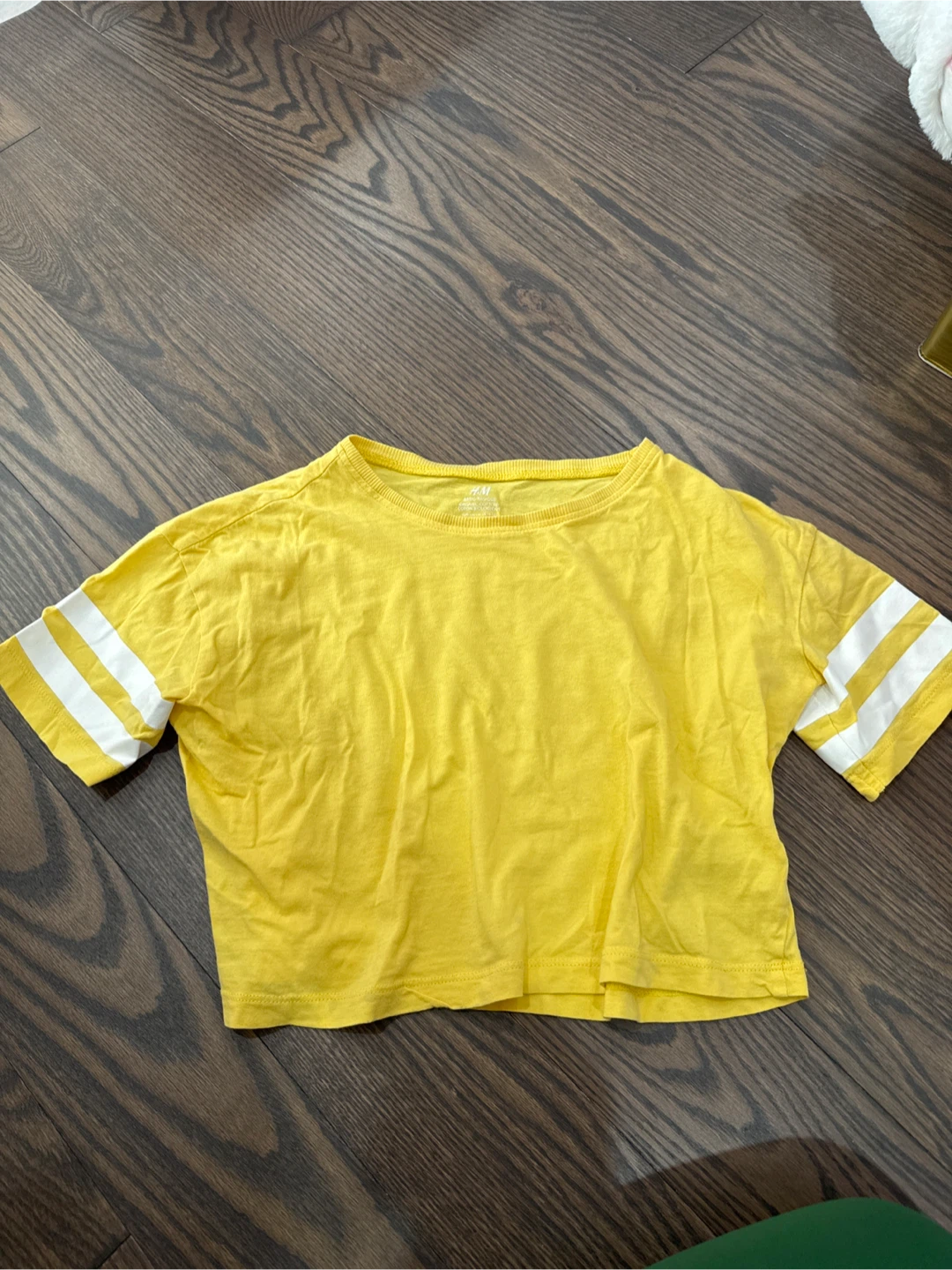 H&M Yellow Crop Top