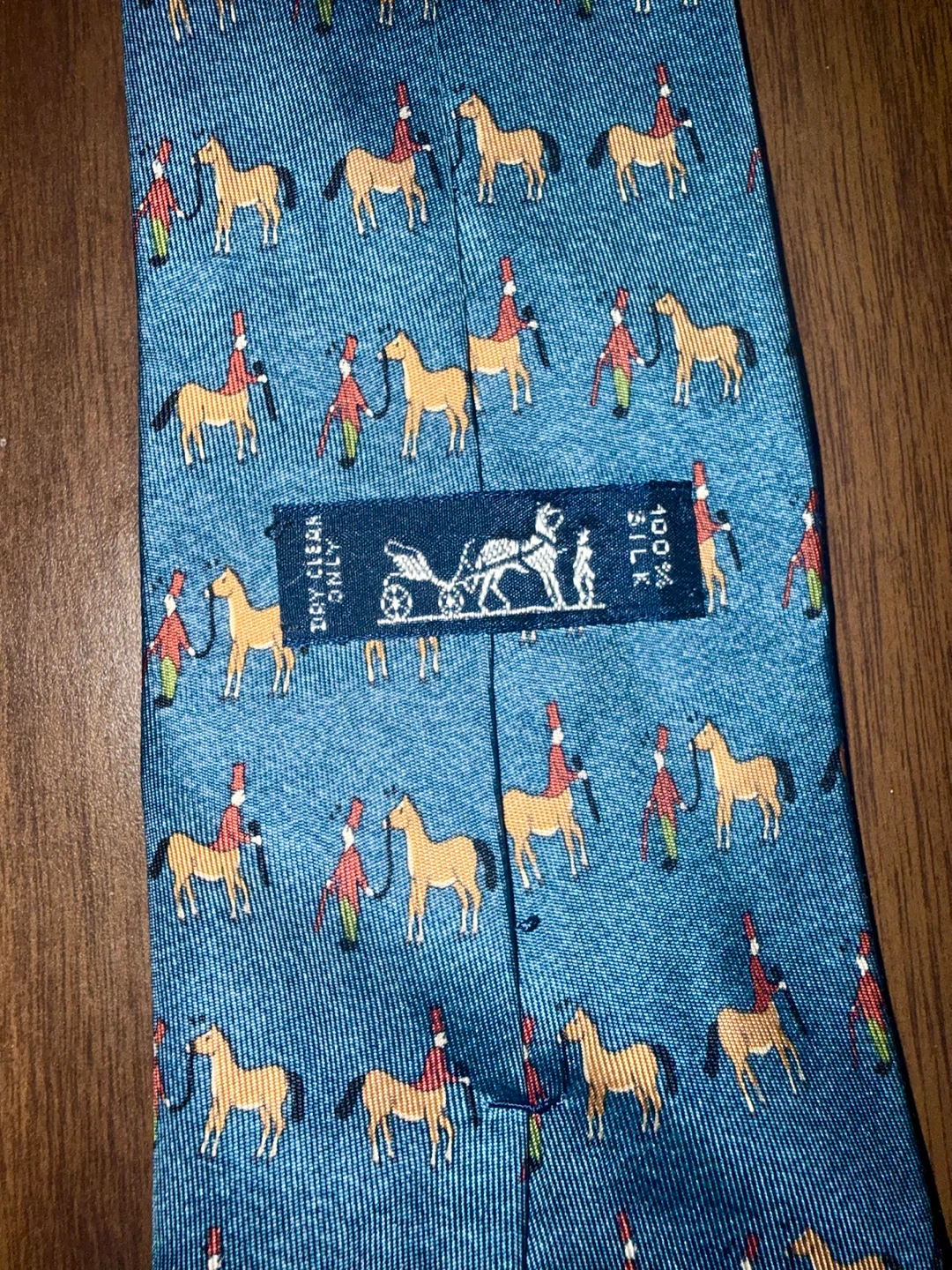 Hermès Paris 100% Silk Vintage Tie – Equestrian - photo 3