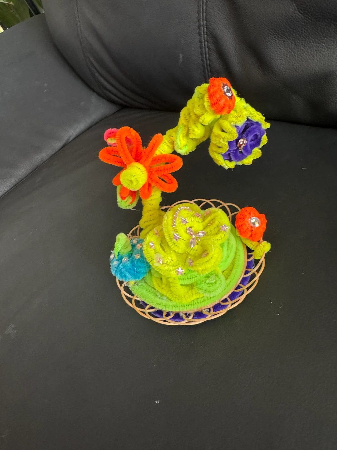 Handmade Pipe Cleaner Flower Arrangement - photo 4