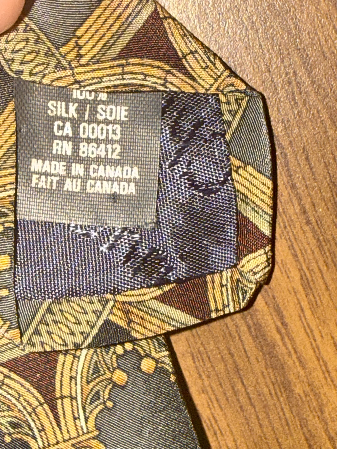 Christian Dior Monsieur 100% Silk Vintage Tie – Gothic Arch - photo 4