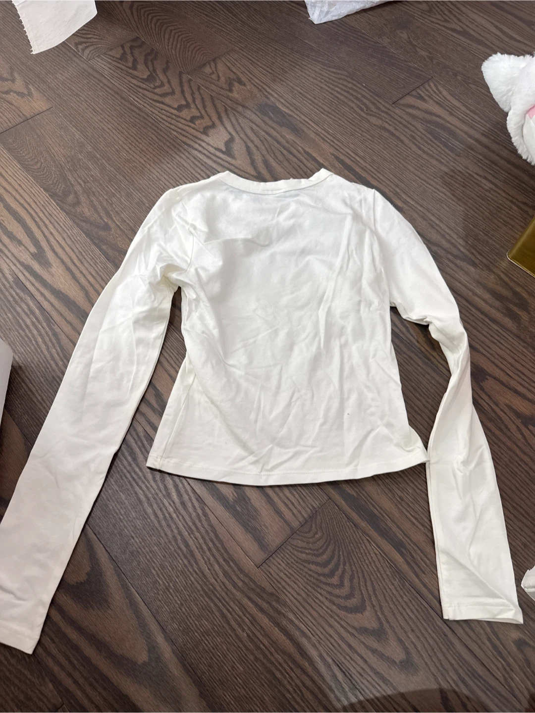 H&M White Long-Sleeve Shirt - photo 2