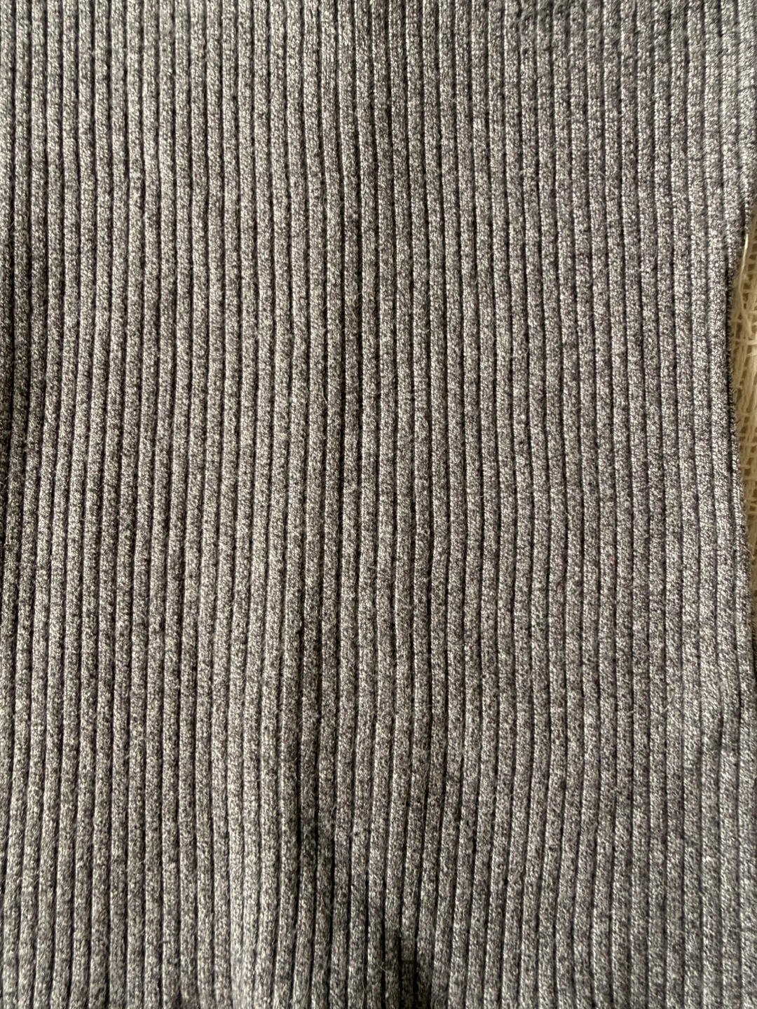 Gray Ribbed Off-the-Shoulder Top, Stretchy ,H&M, Size: S - photo 2