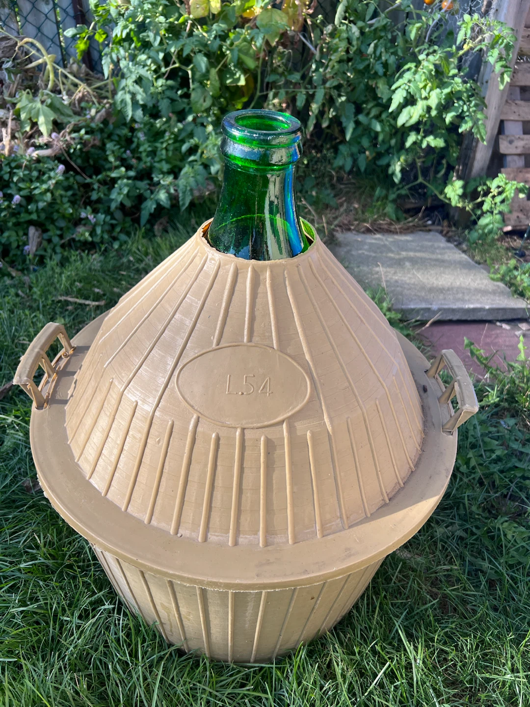 54 Litre Glass Carboy with Protective Cage