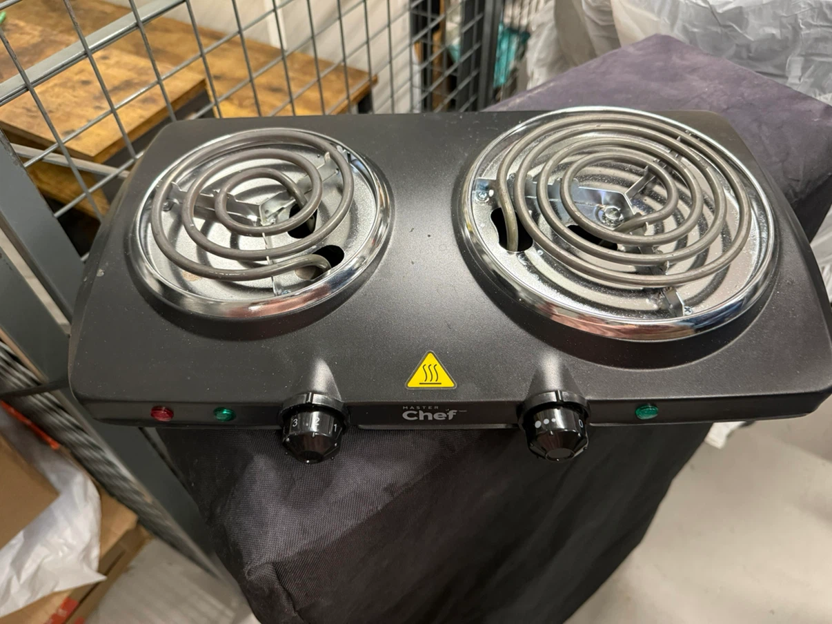 Master Chef Double Burner Hot Plate
