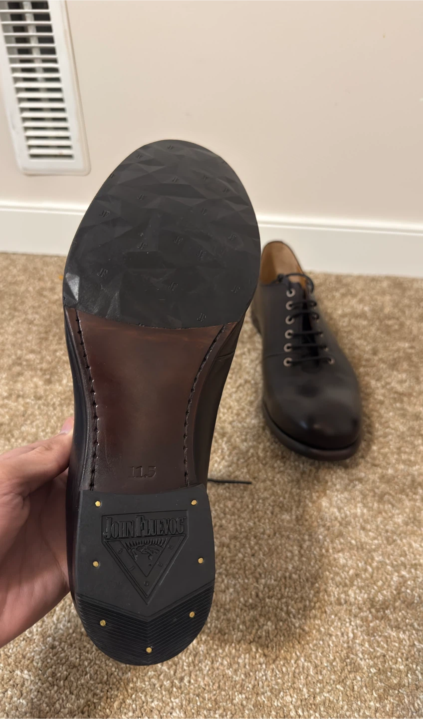 John Fluevog Leather Derby Shoes Size 11.5 - photo 3