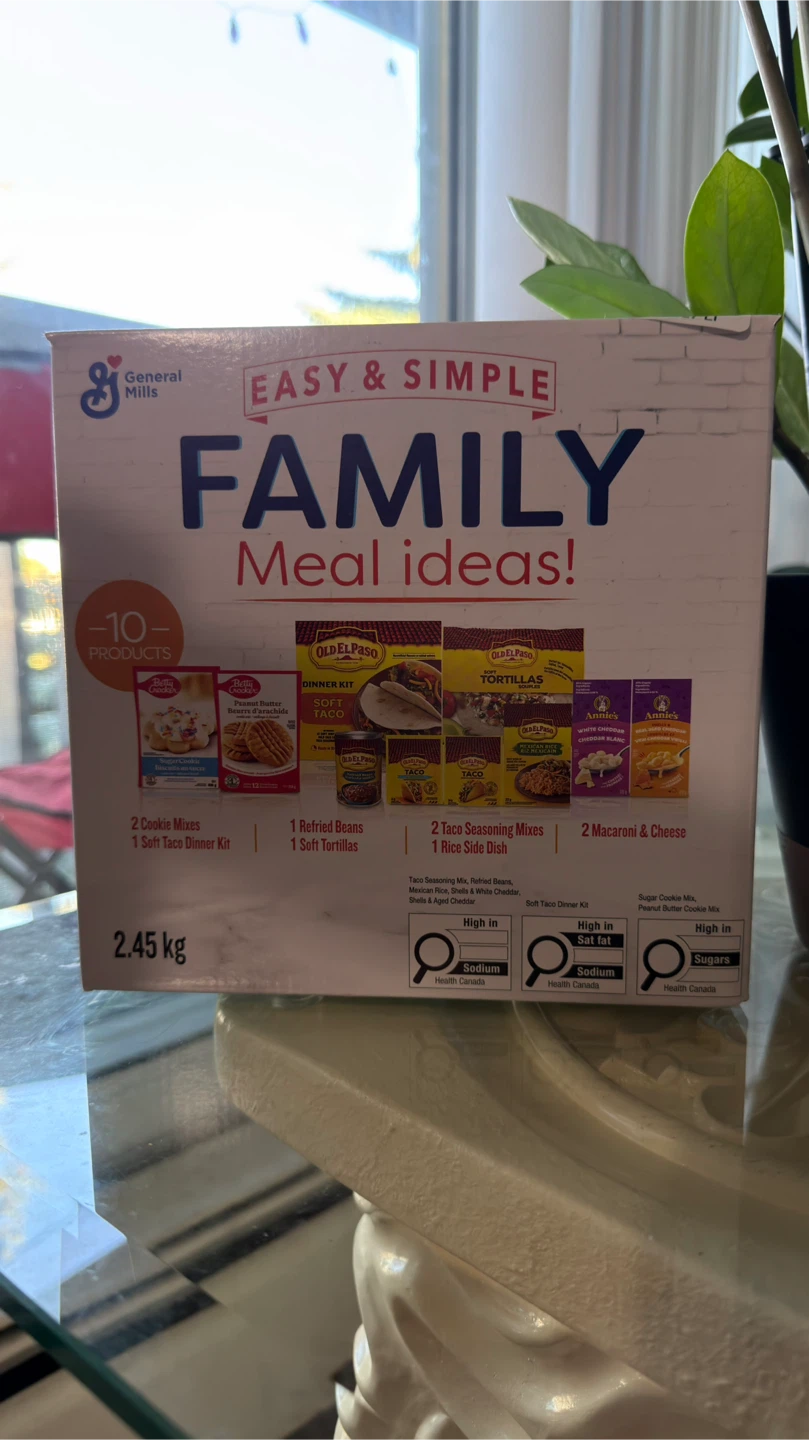 New, Sealed General Mills Family Meal Ideas Variety Box