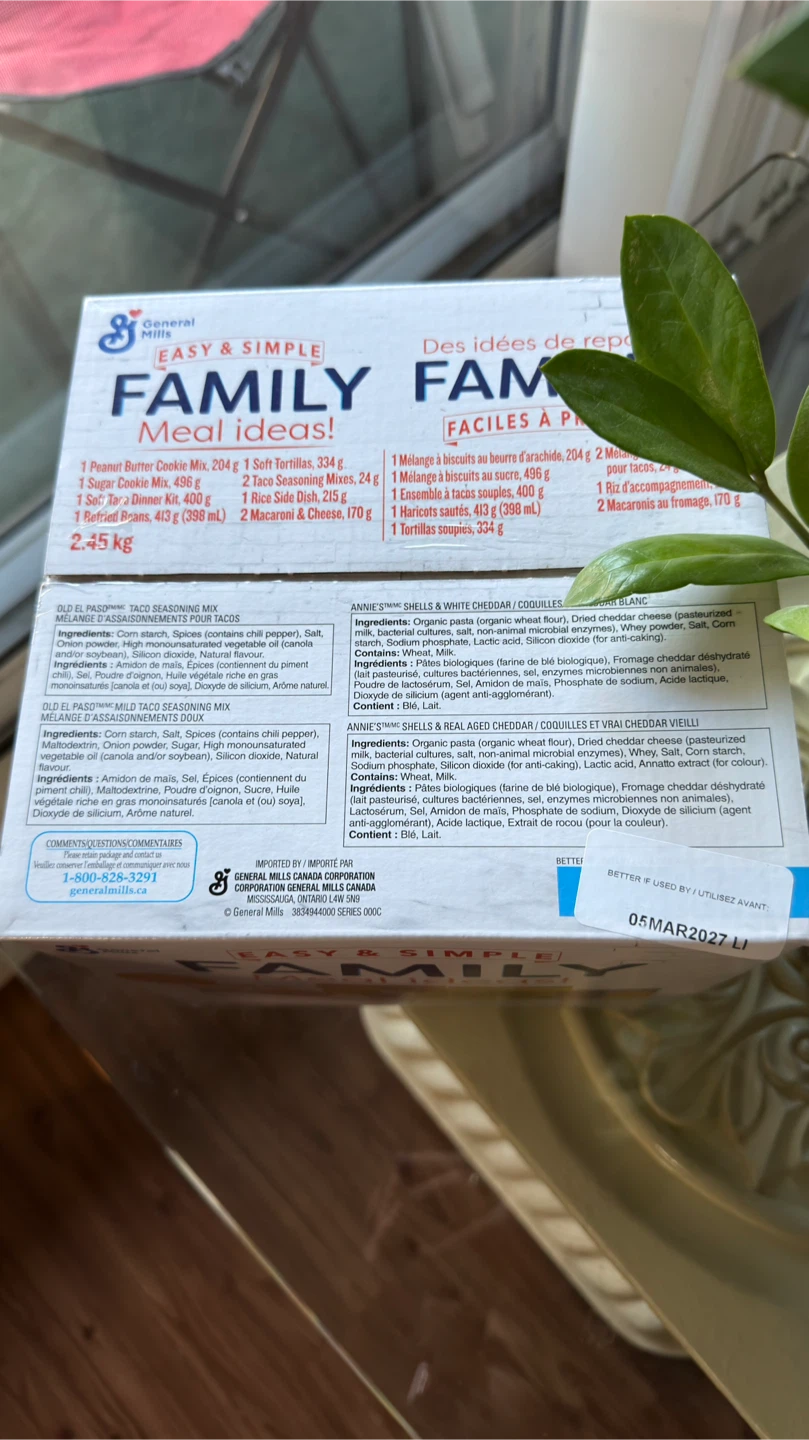 New, Sealed General Mills Family Meal Ideas Variety Box - photo 2