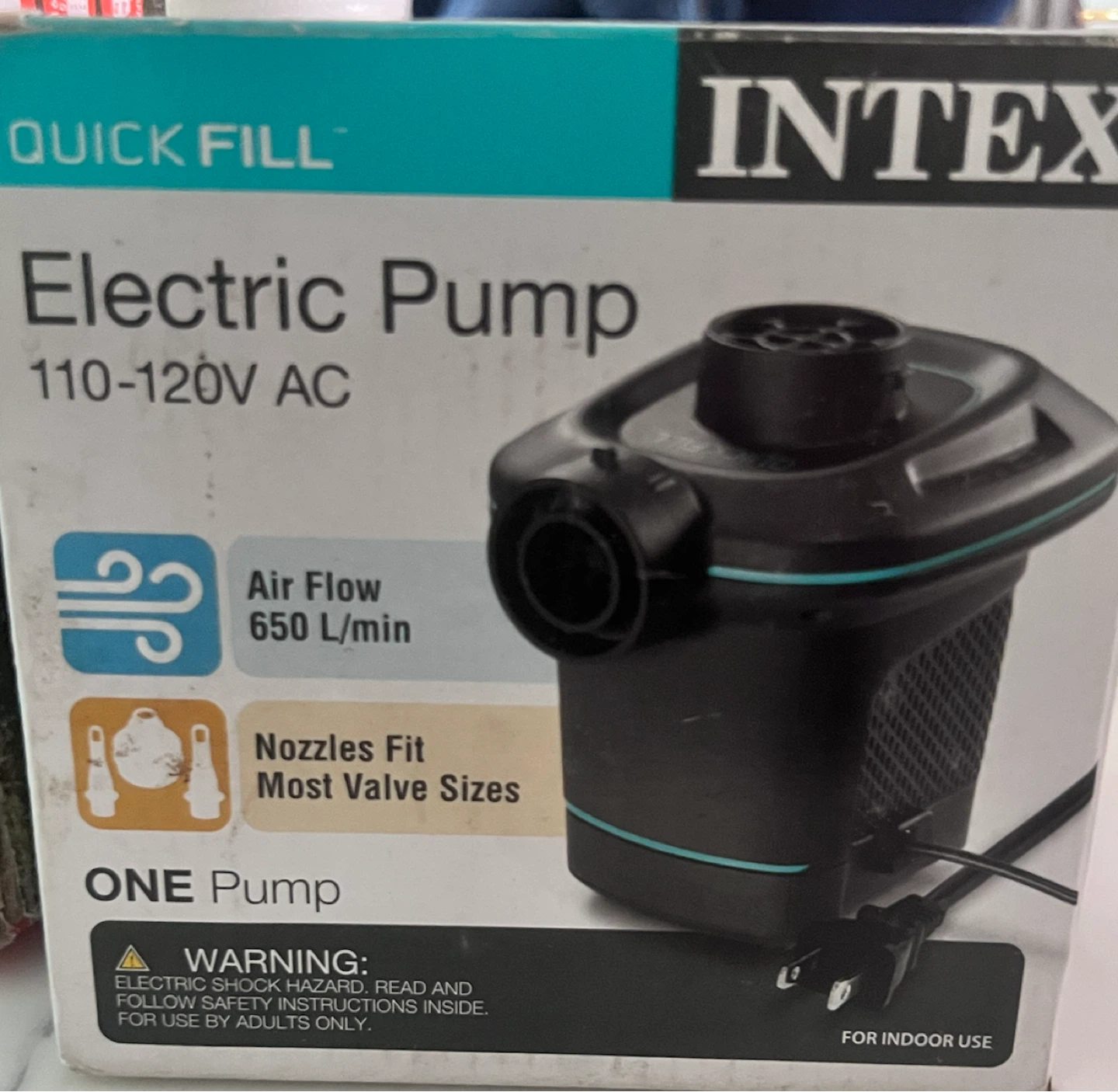 Ozark Trail Double Air Mattress and Intex Pump - photo 2