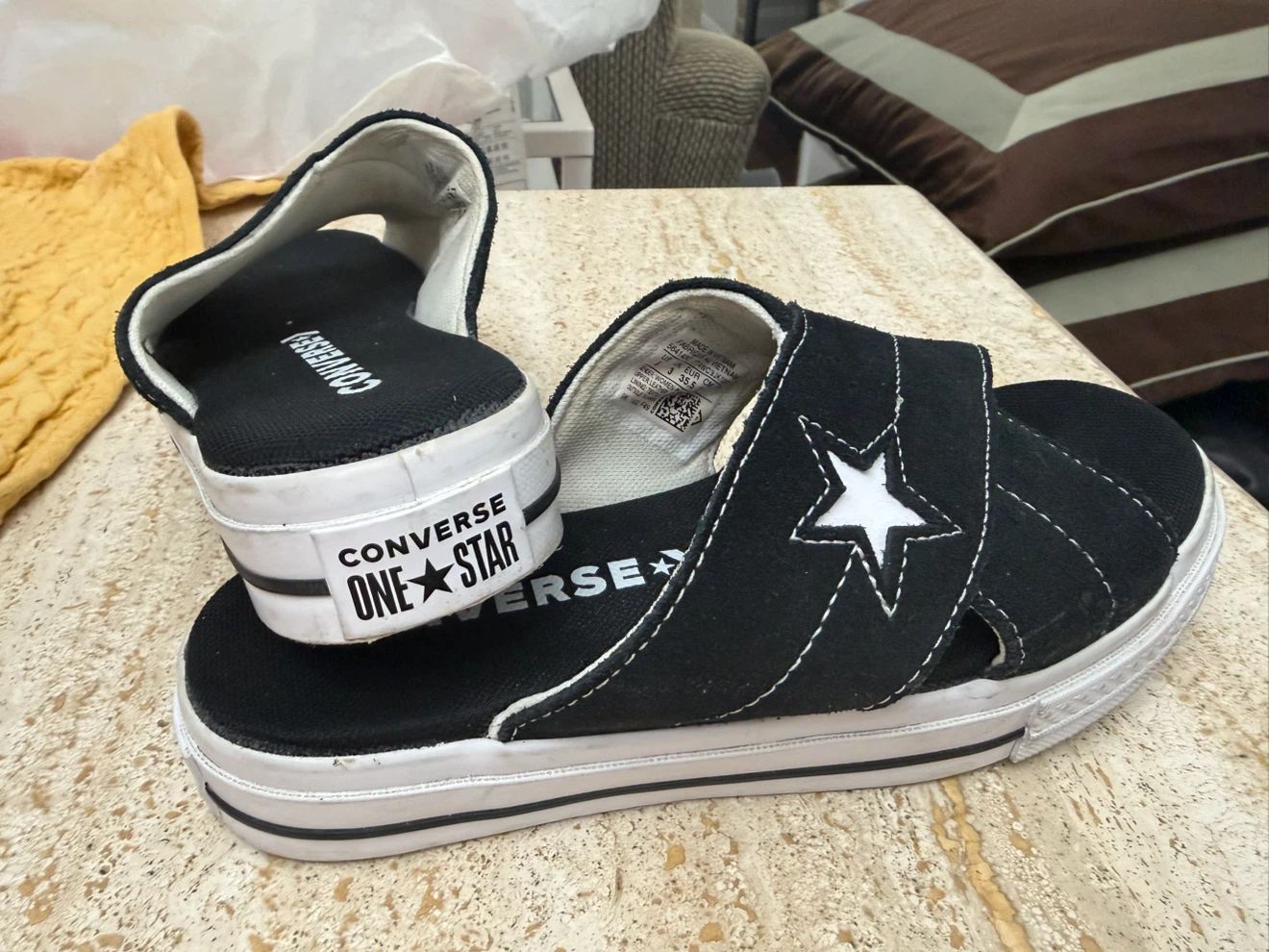 Converse One Star Platform Slides Black - photo 2