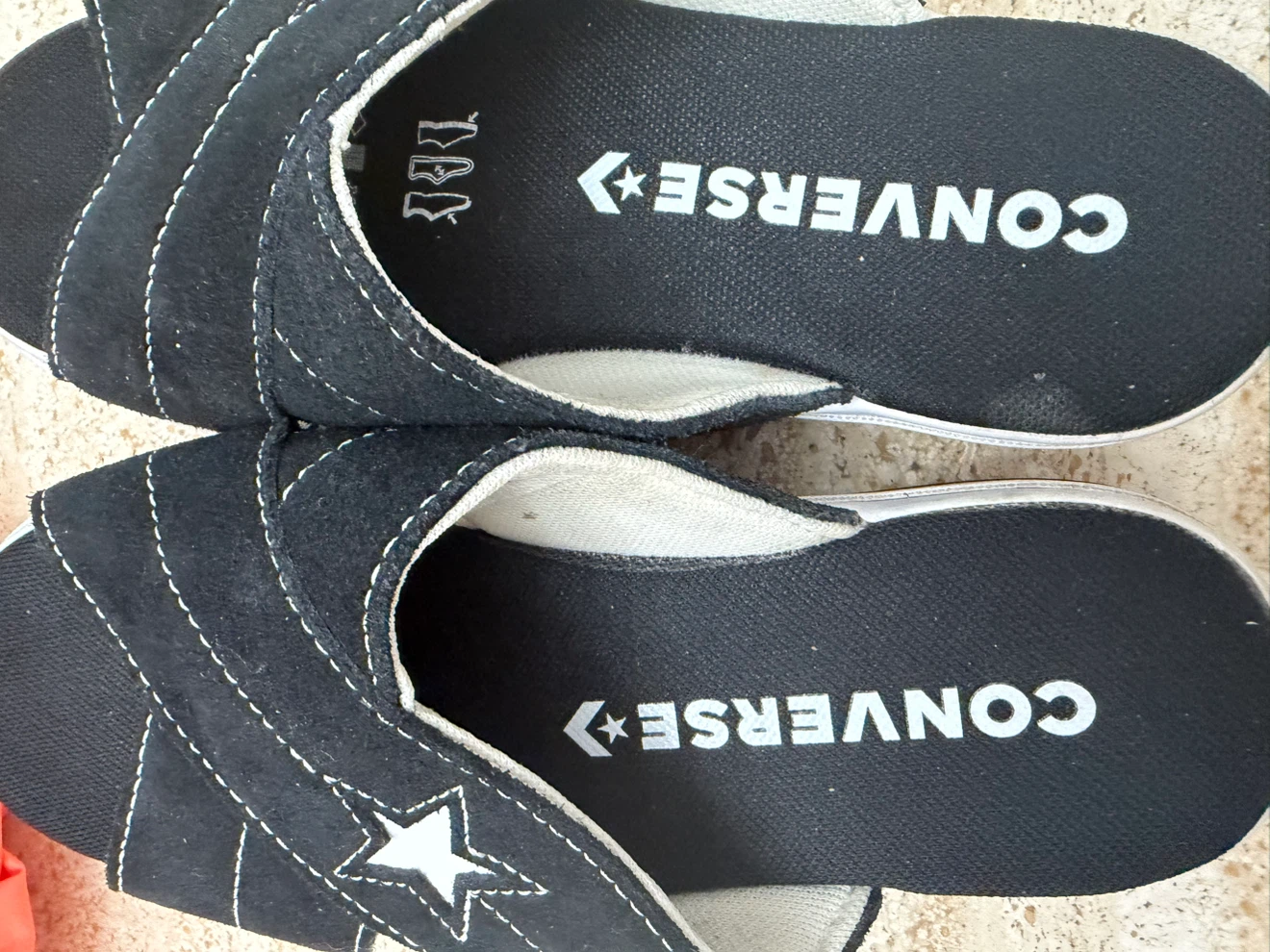 Converse One Star Platform Slides Black - photo 3