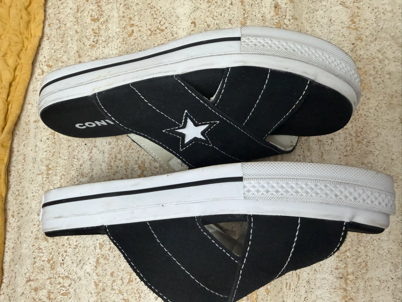 Converse One Star Platform Slides Black - photo 5