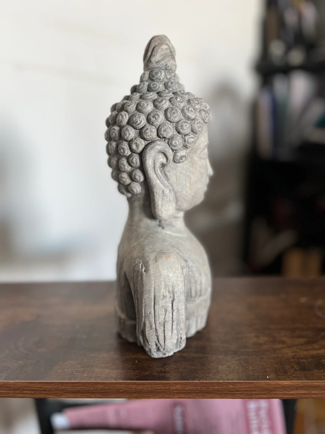 BUDDHA Bust Sculpture Statute - Concrete Stone - photo 2