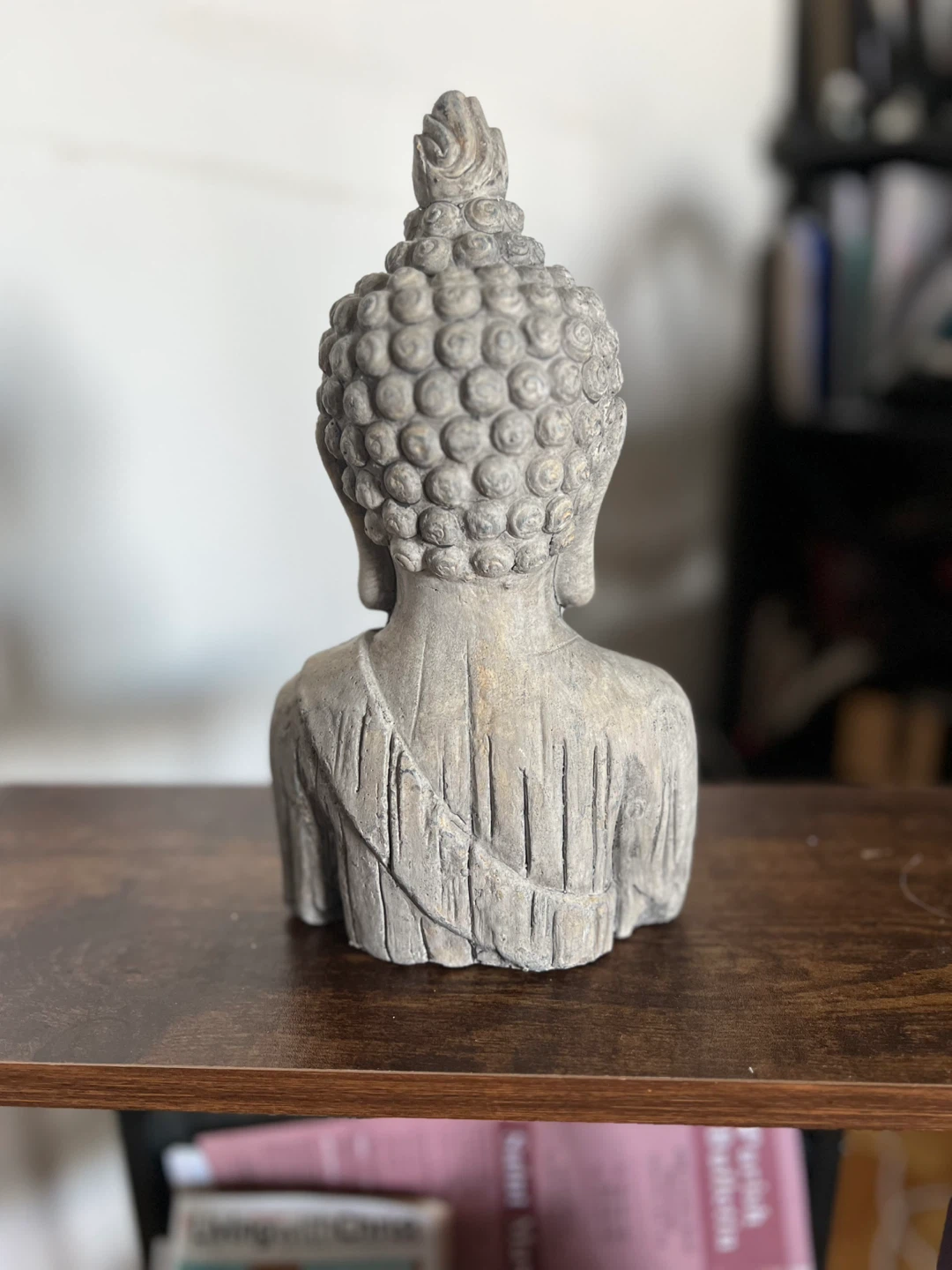 BUDDHA Bust Sculpture Statute - Concrete Stone - photo 3