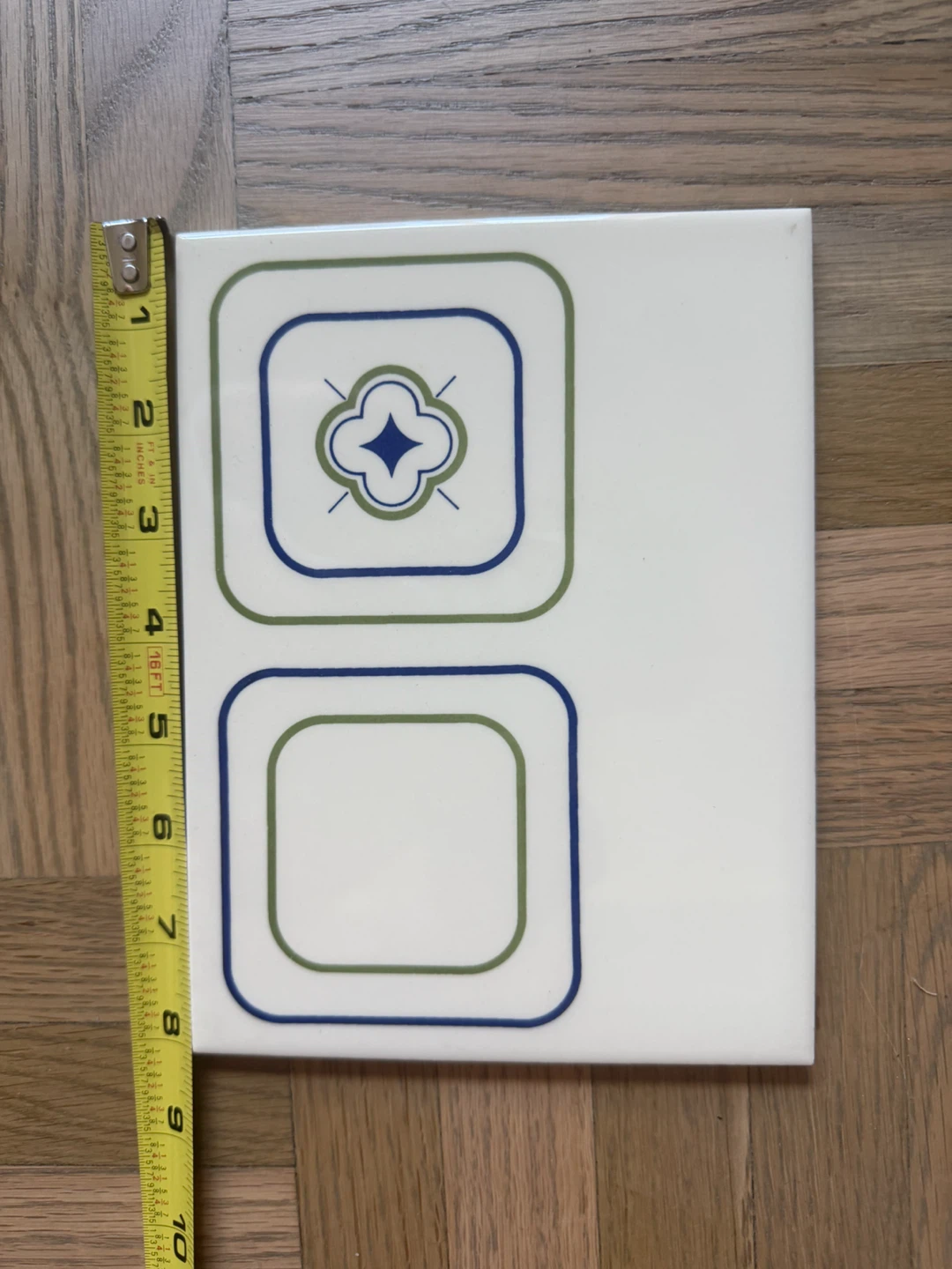 4 Mid-century modern Decorative Ceramic Wall Tile