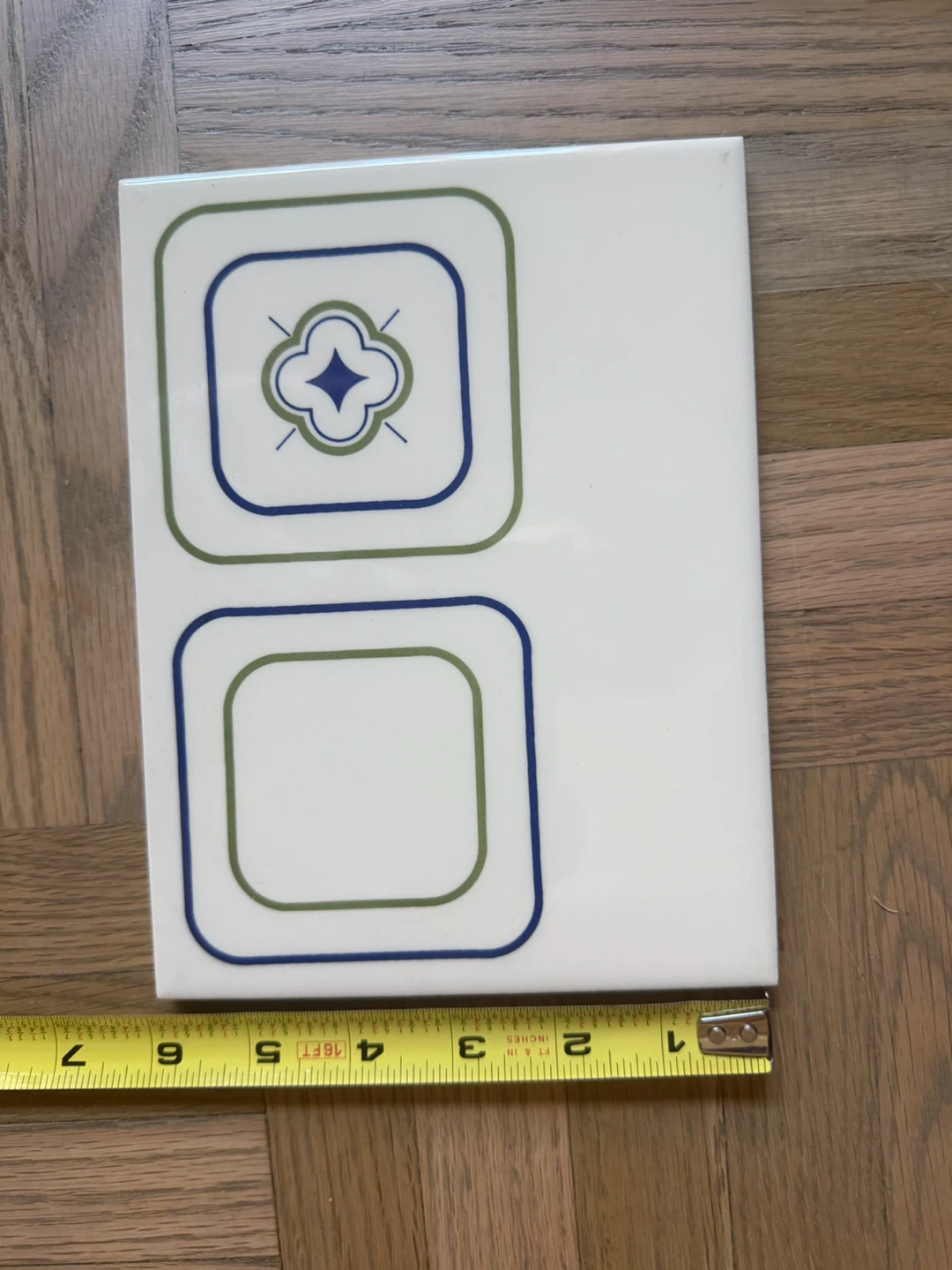 4 Mid-century modern Decorative Ceramic Wall Tile - photo 2