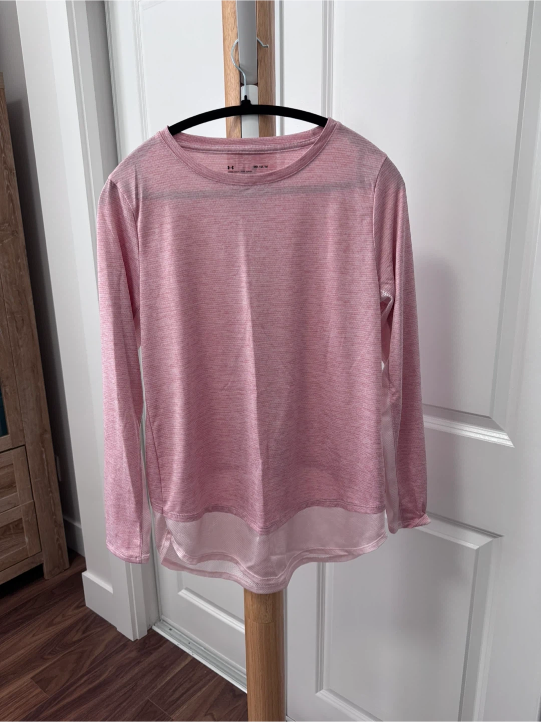 Women’s Under Armour HeatGear Long Sleeve Shirt - Pink