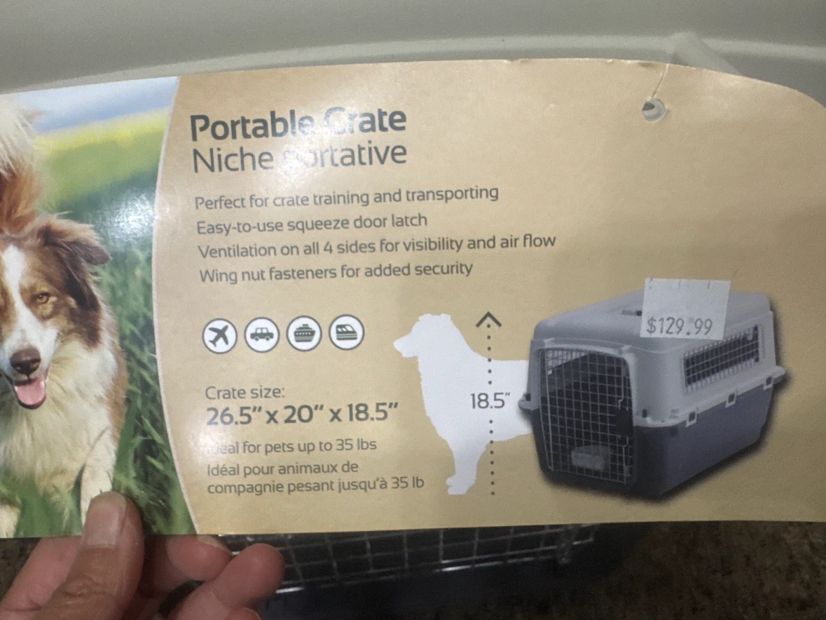Brand NEW - Essentials Portable Pet Crate 26.5 inch - photo 2
