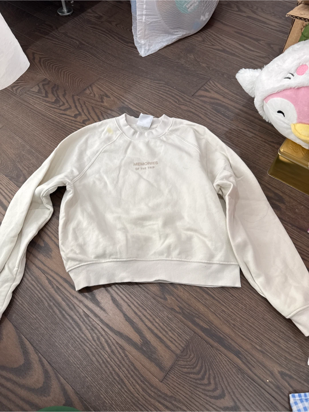 Cream Memories of the Trip Sweatshirt