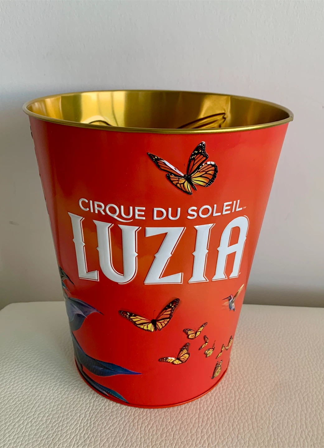 RARE-NEW! Cirque du Soleil Luzia Metal Bin