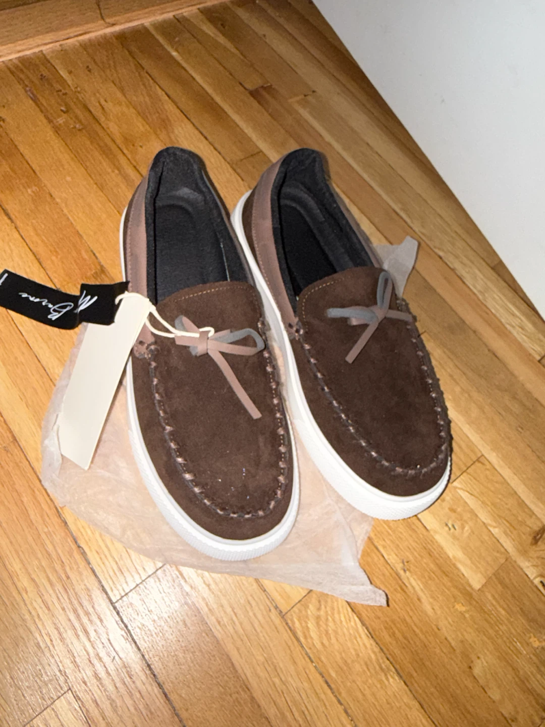 Massimo Barone Suede Slip-on Shoes