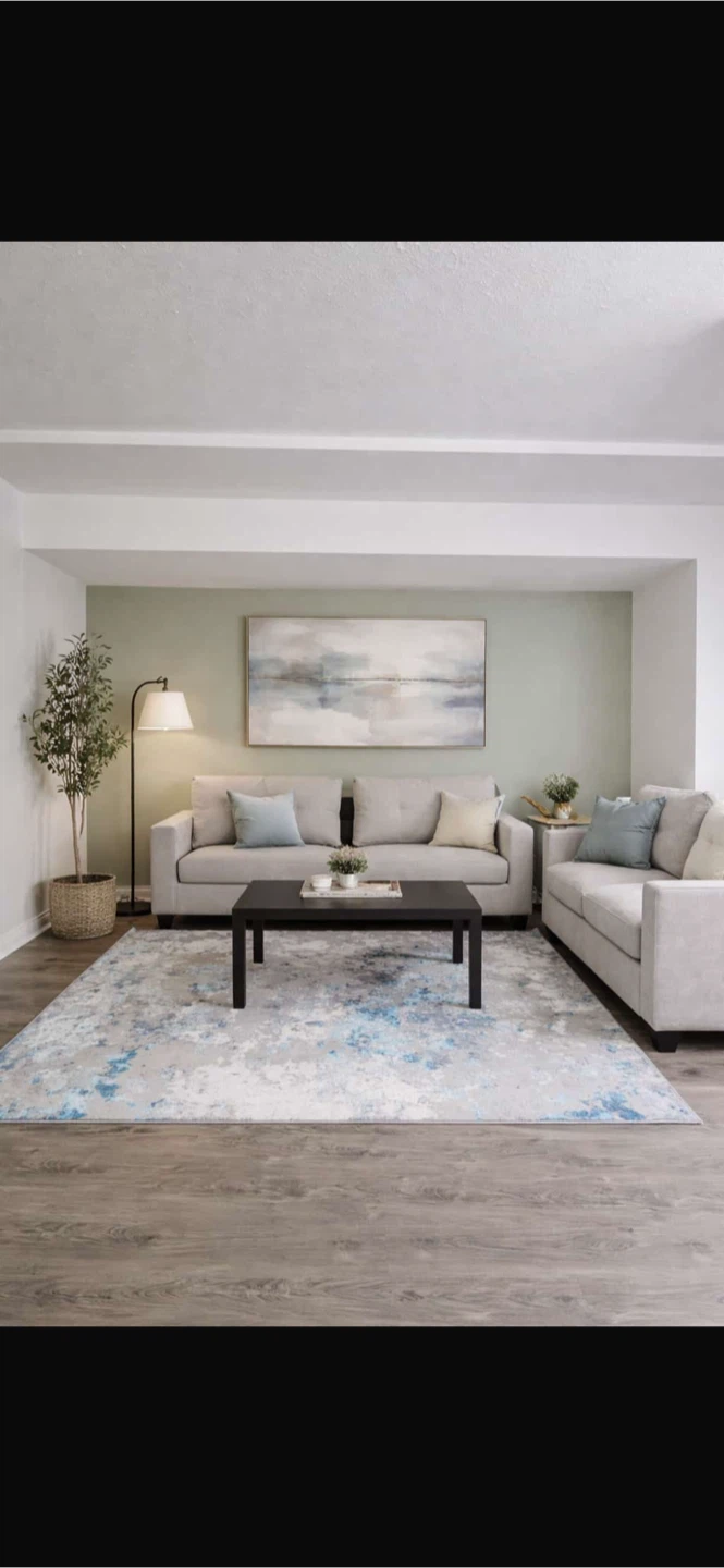 Light gray sofa and love set