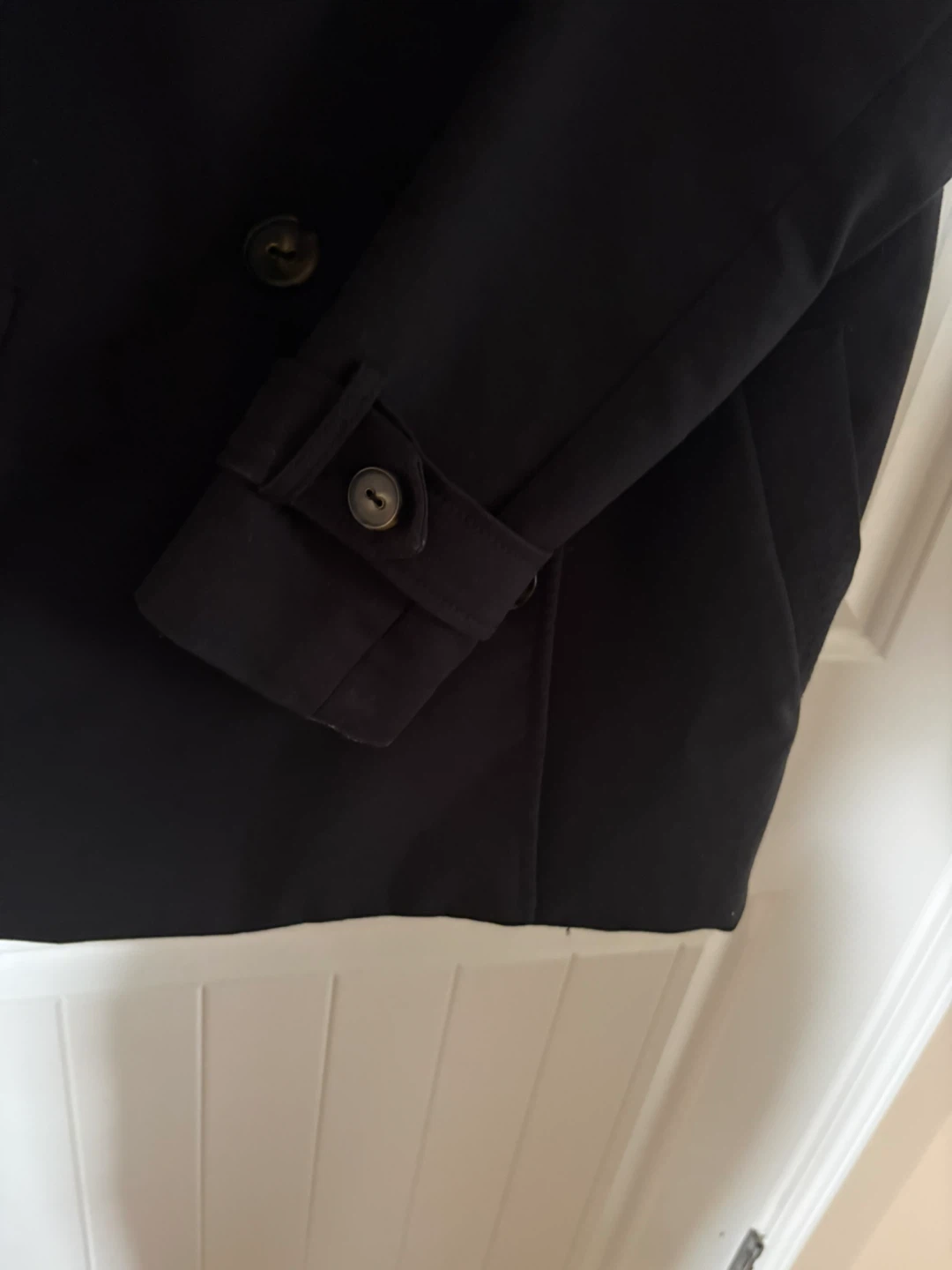 Le Château Women’s Black Double Breasted Trench Coat - photo 5