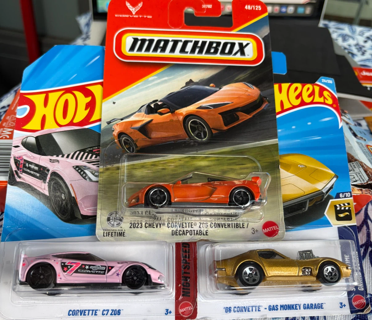 Matchbox and Hot Wheels Corvette Collection