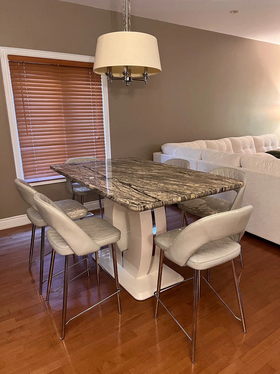 Dining Table and 6 Chairs Set - photo 2