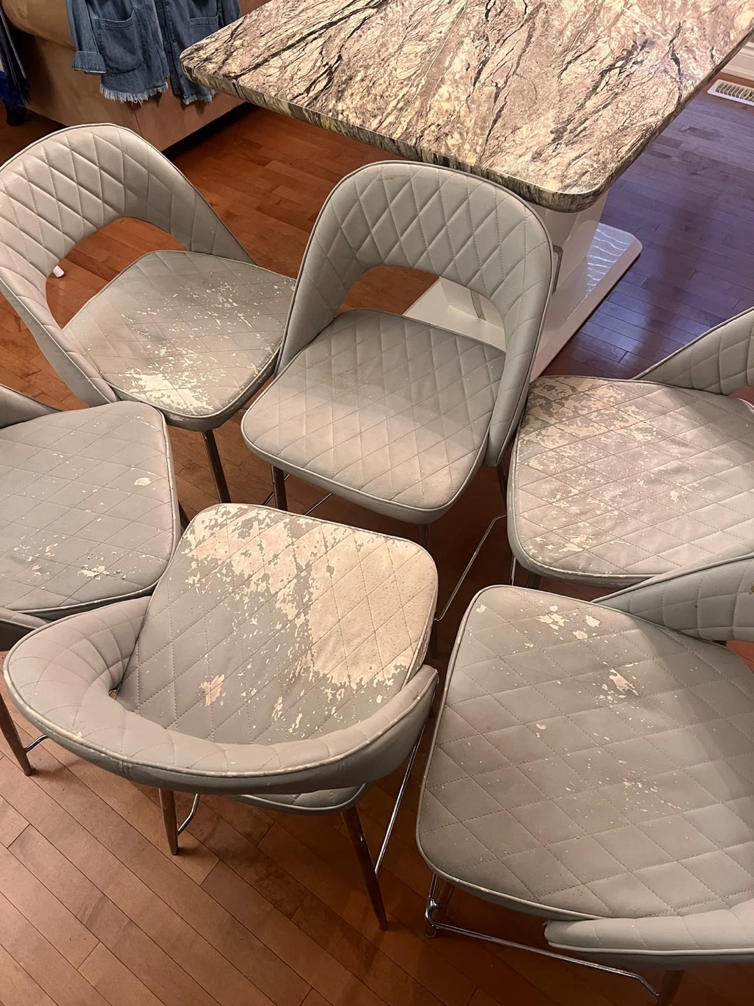 Dining Table and 6 Chairs Set - photo 4