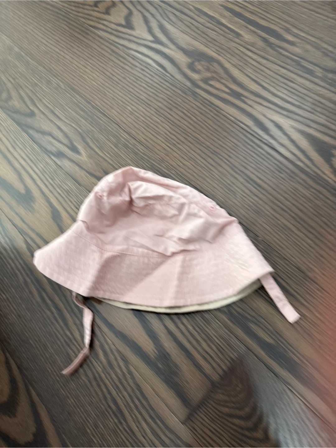 Pink baby bucket hat