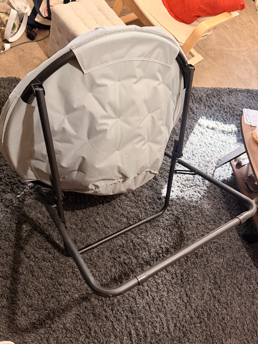 Used Foldable saucer chair - photo 2