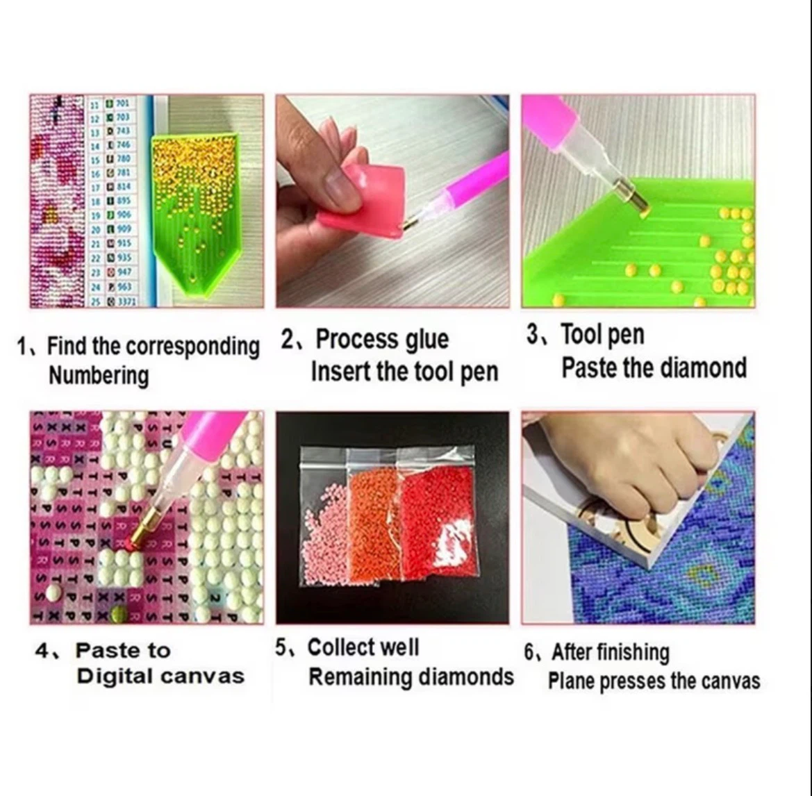 Halloween ghost diamond painting kit - photo 2