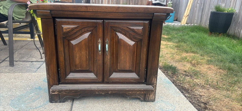 Dark Wood Cabinet