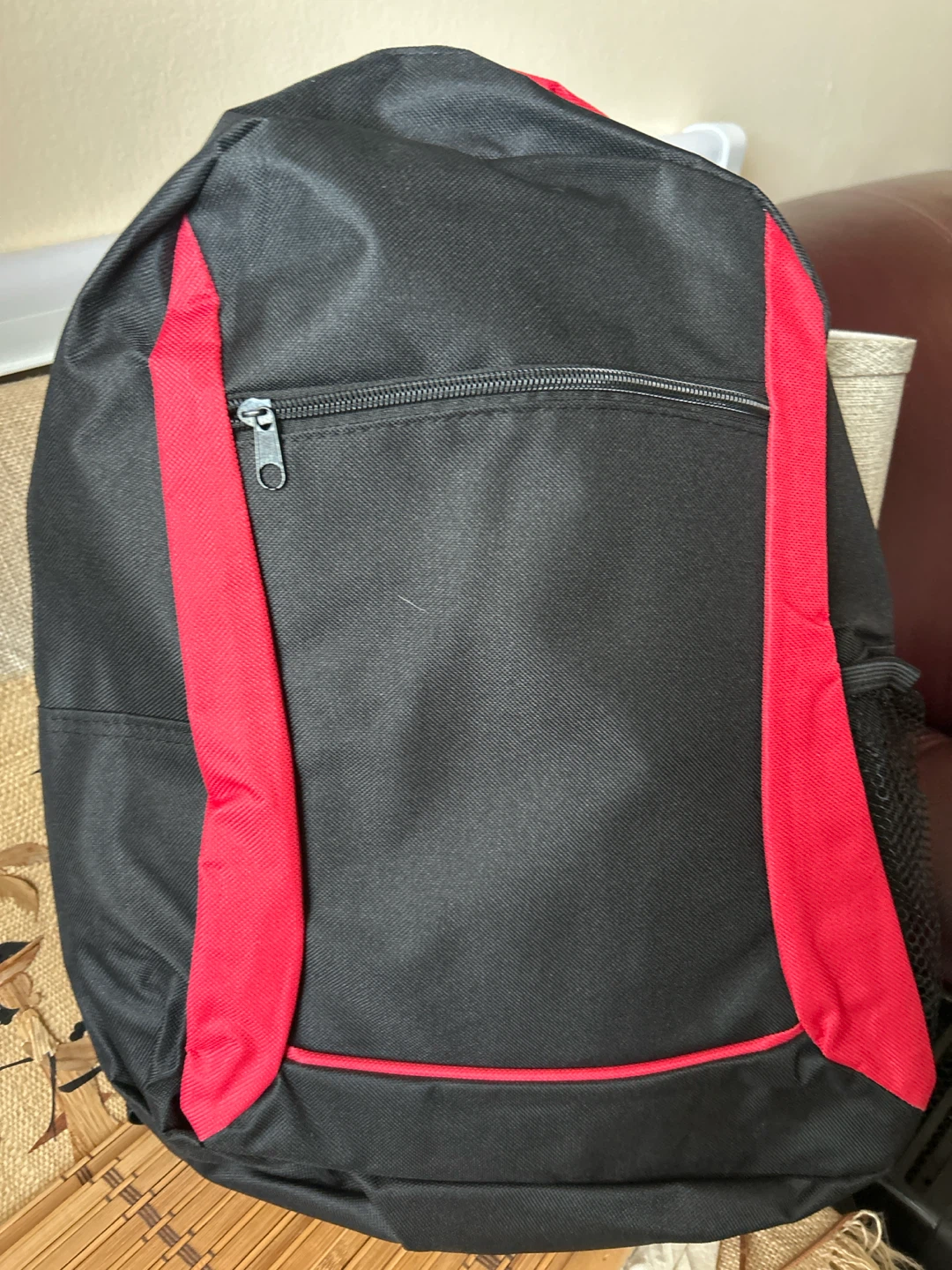 Black and Red Backpack