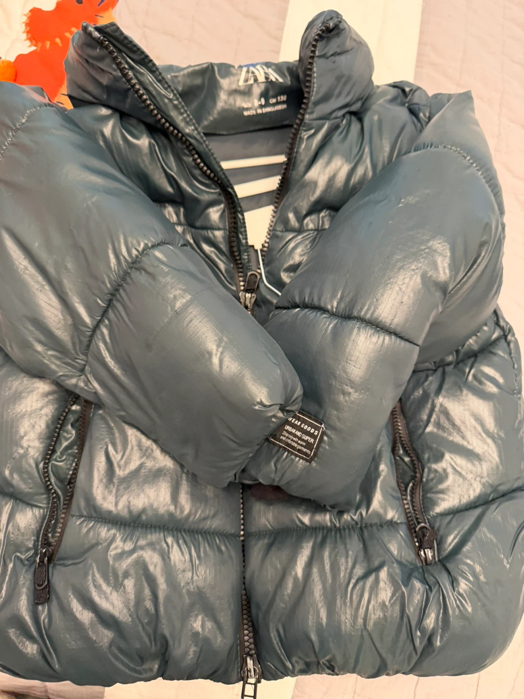 Zara winter jacket size 8-9 - photo 4