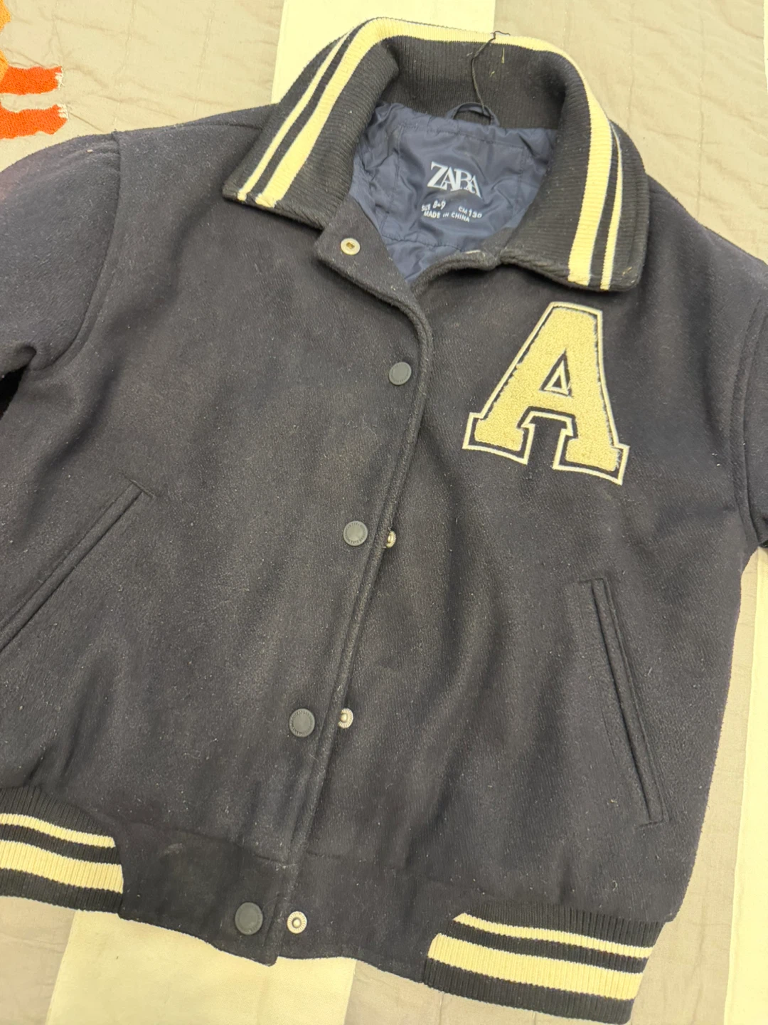 Zara Oakland Varsity Jacket Size 8-9