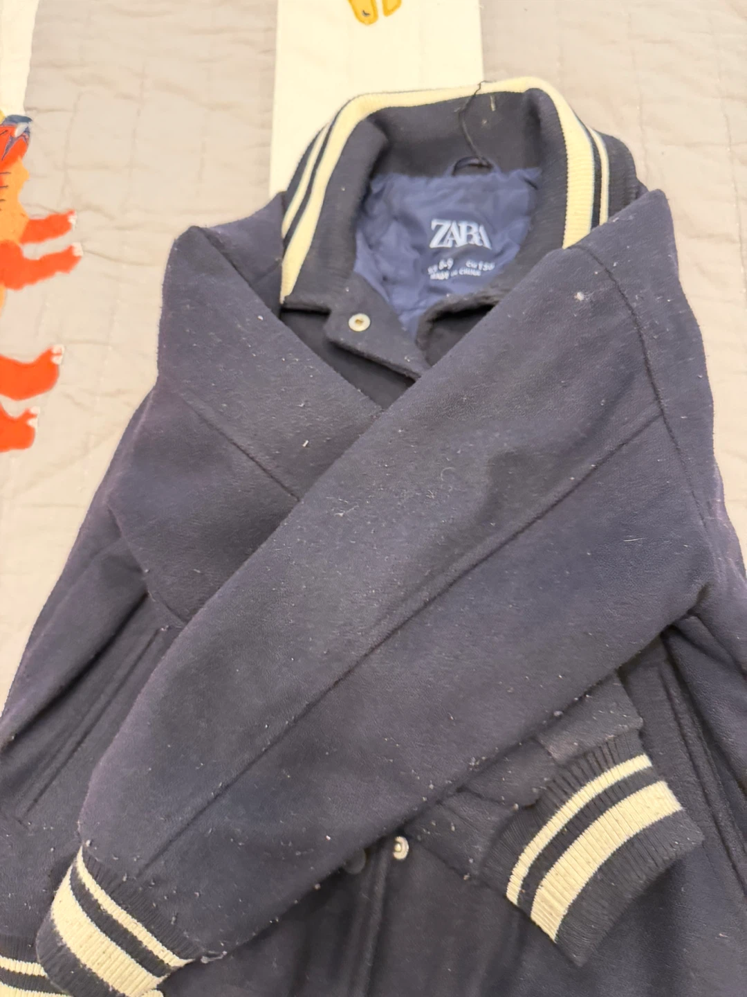 Zara Oakland Varsity Jacket Size 8-9 - photo 2