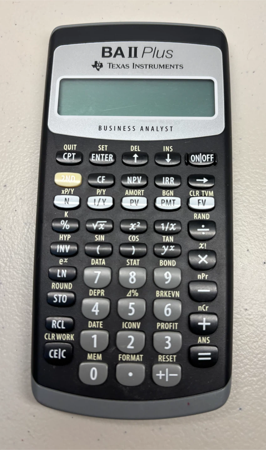 Texas Instruments BA II Plus Financial Calculator - photo 2