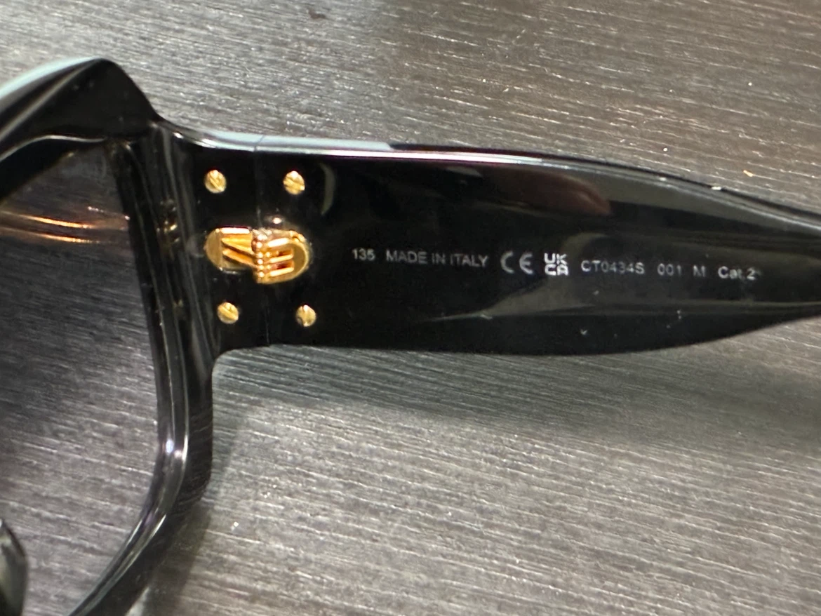 TITLE: Cartier CT0434S 001 Black Sunglasses with Cartier Case - photo 3