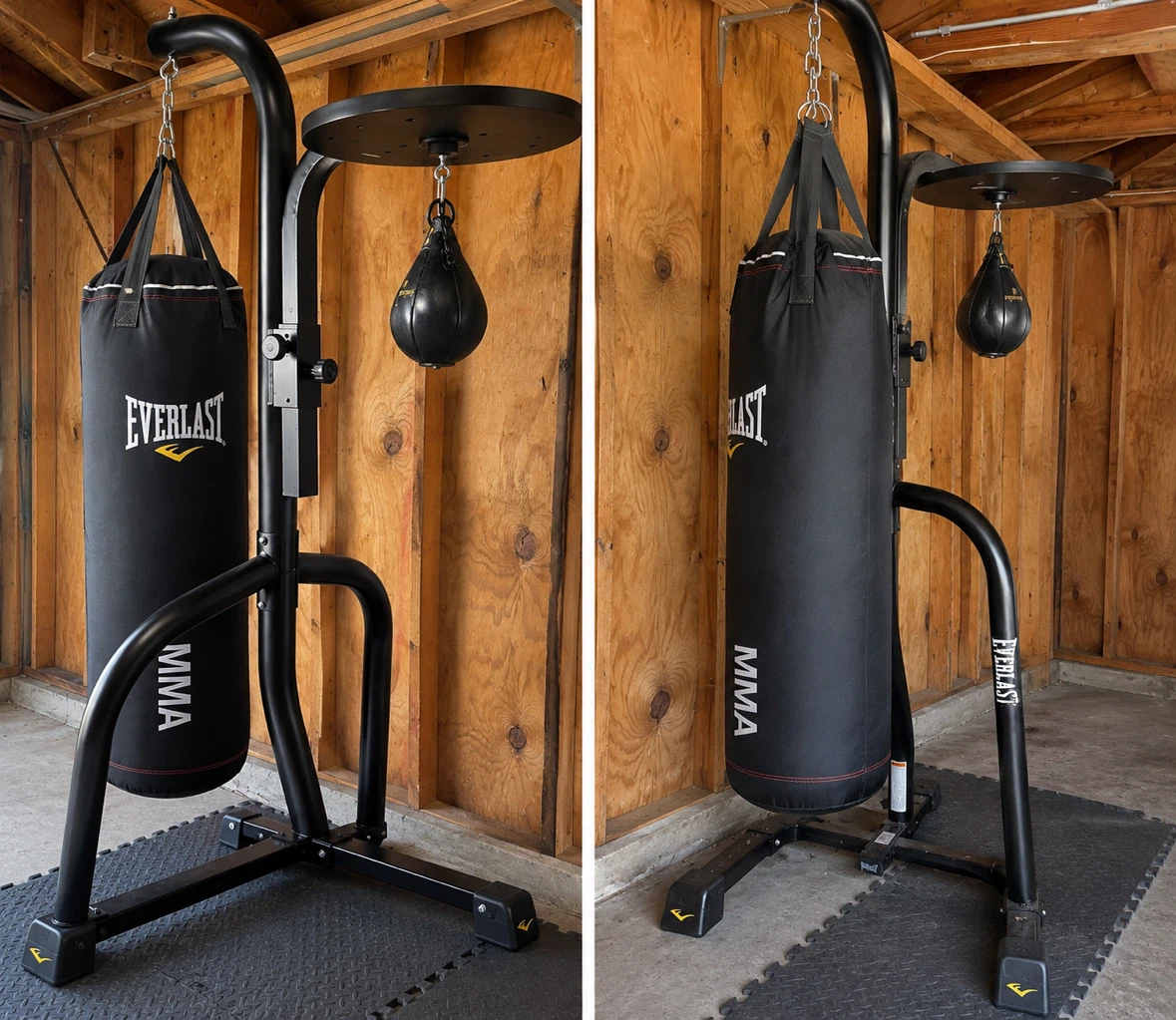 Everlast MMA Heavy Bag and Speed Bag Stand