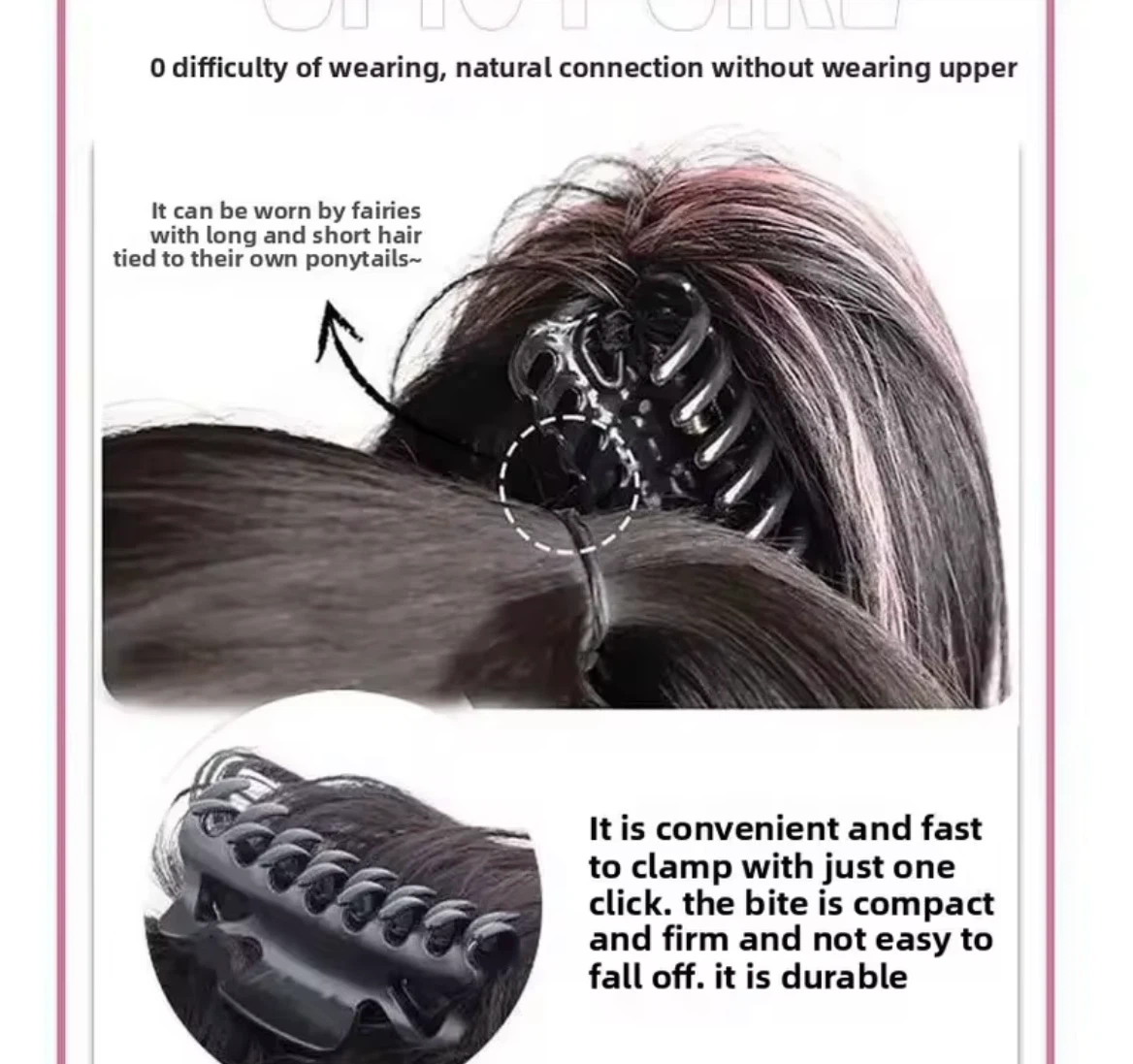 Claw Clip Ponytail Hair Extension - photo 3