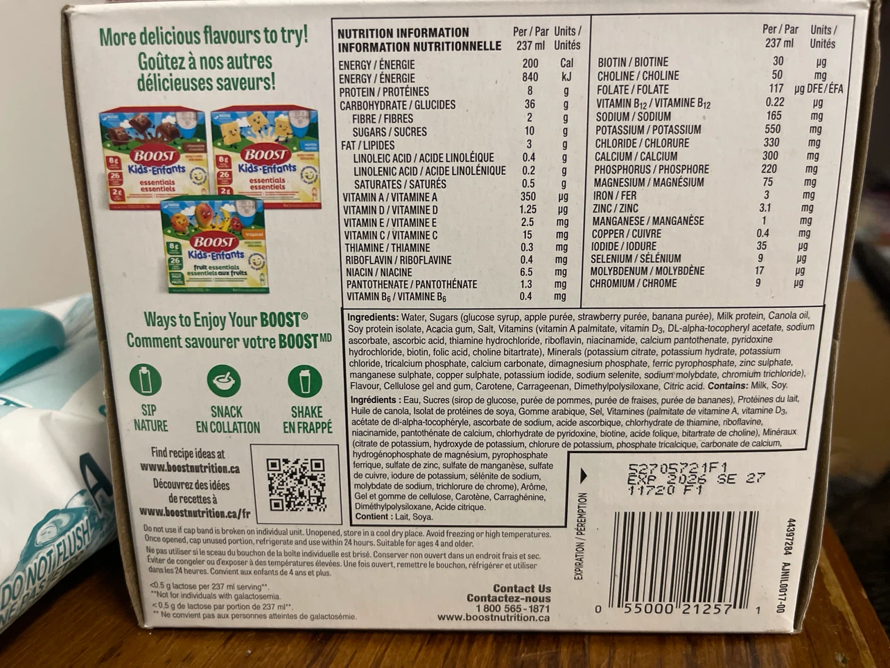 Boost Kids Strawberry Banana Nutritional Supplement - 6 Pack - photo 2