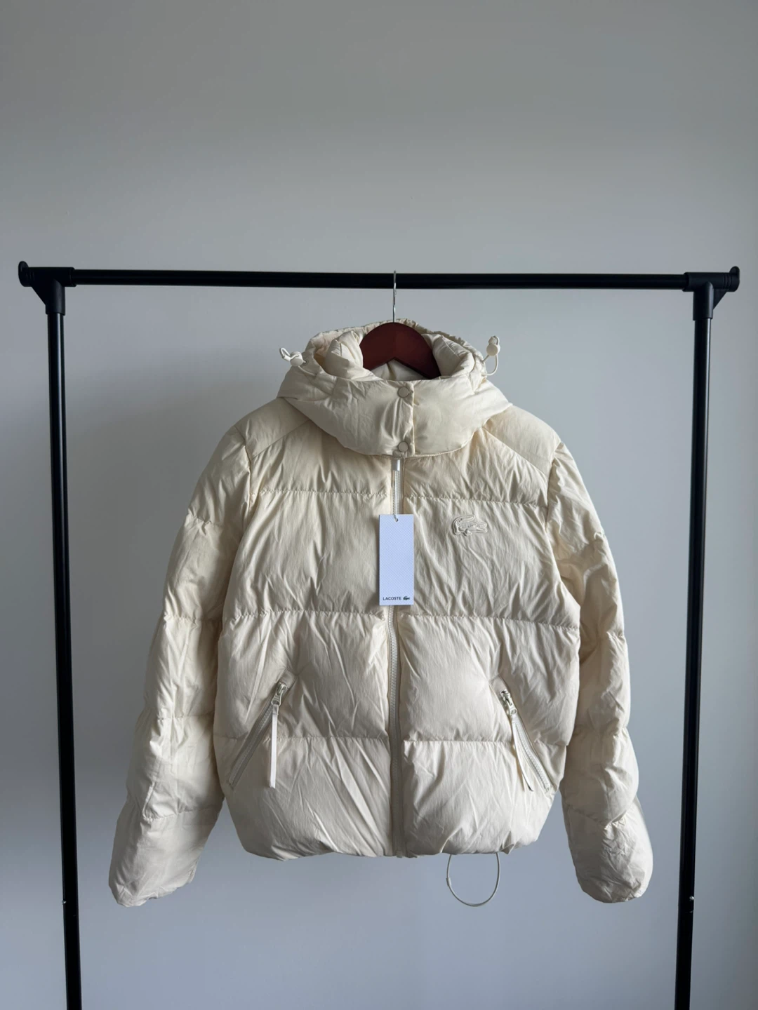 Lacoste Women's Relaxed Fit Hooded Down Jacket - photo 2