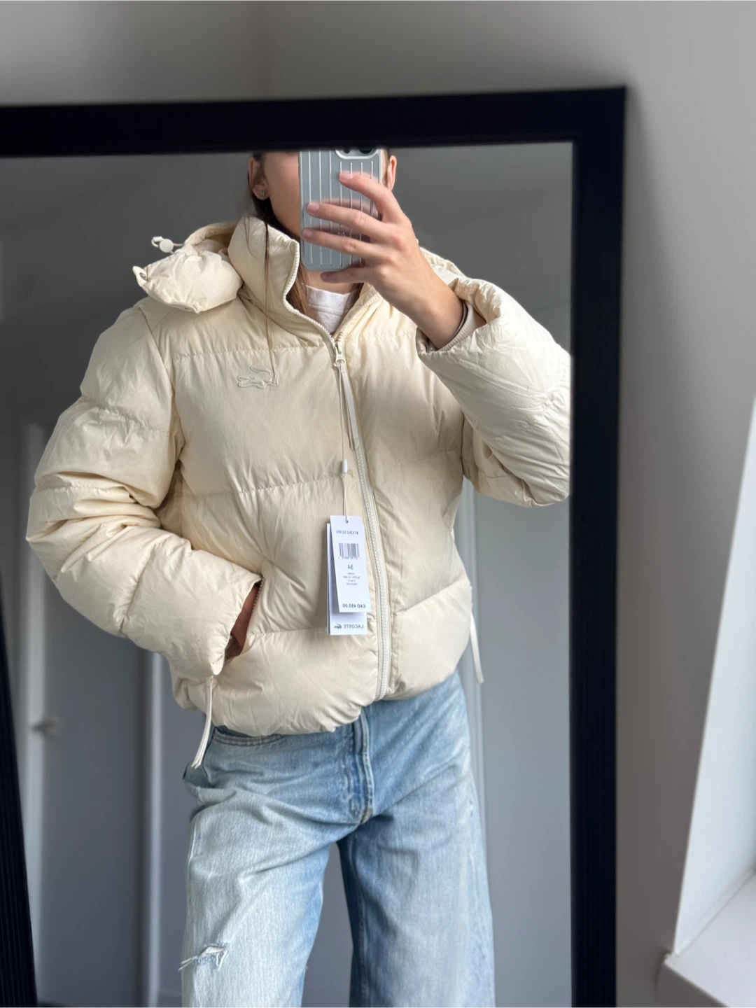 Lacoste Women's Relaxed Fit Hooded Down Jacket - photo 3