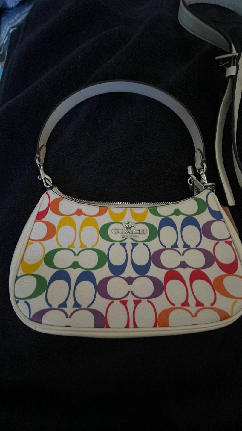 Coach Pride Rainbow Signature Shoulder Bag - photo 2